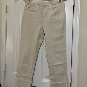 J. Jill Cream Ankle Jeans